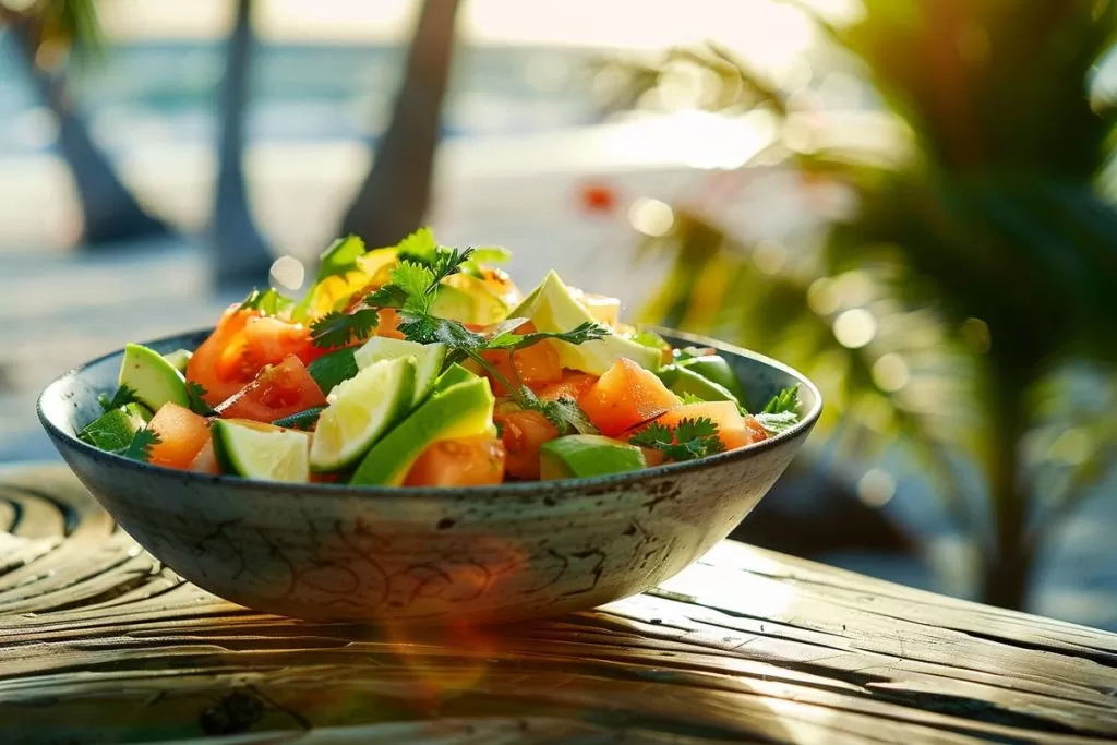 Salade de christophine : fraîcheur tropicale à la martiniquaise