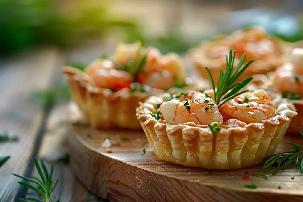 Tartelettes aux fruits de mer : une entrée chic et savoureuse