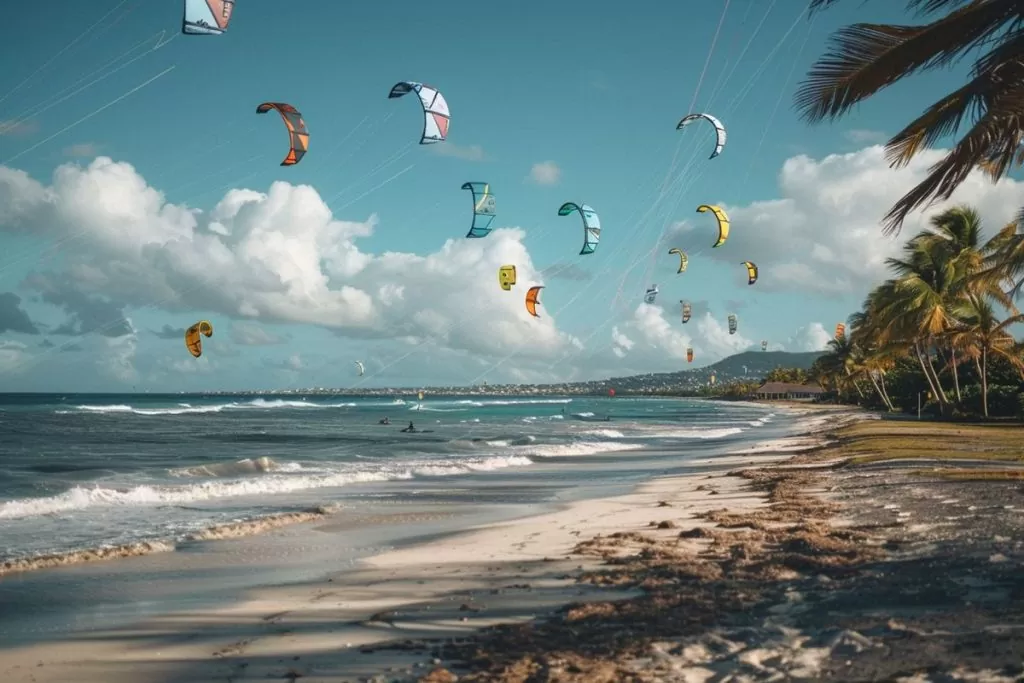 Où pratiquer le kitesurf en Martinique ?