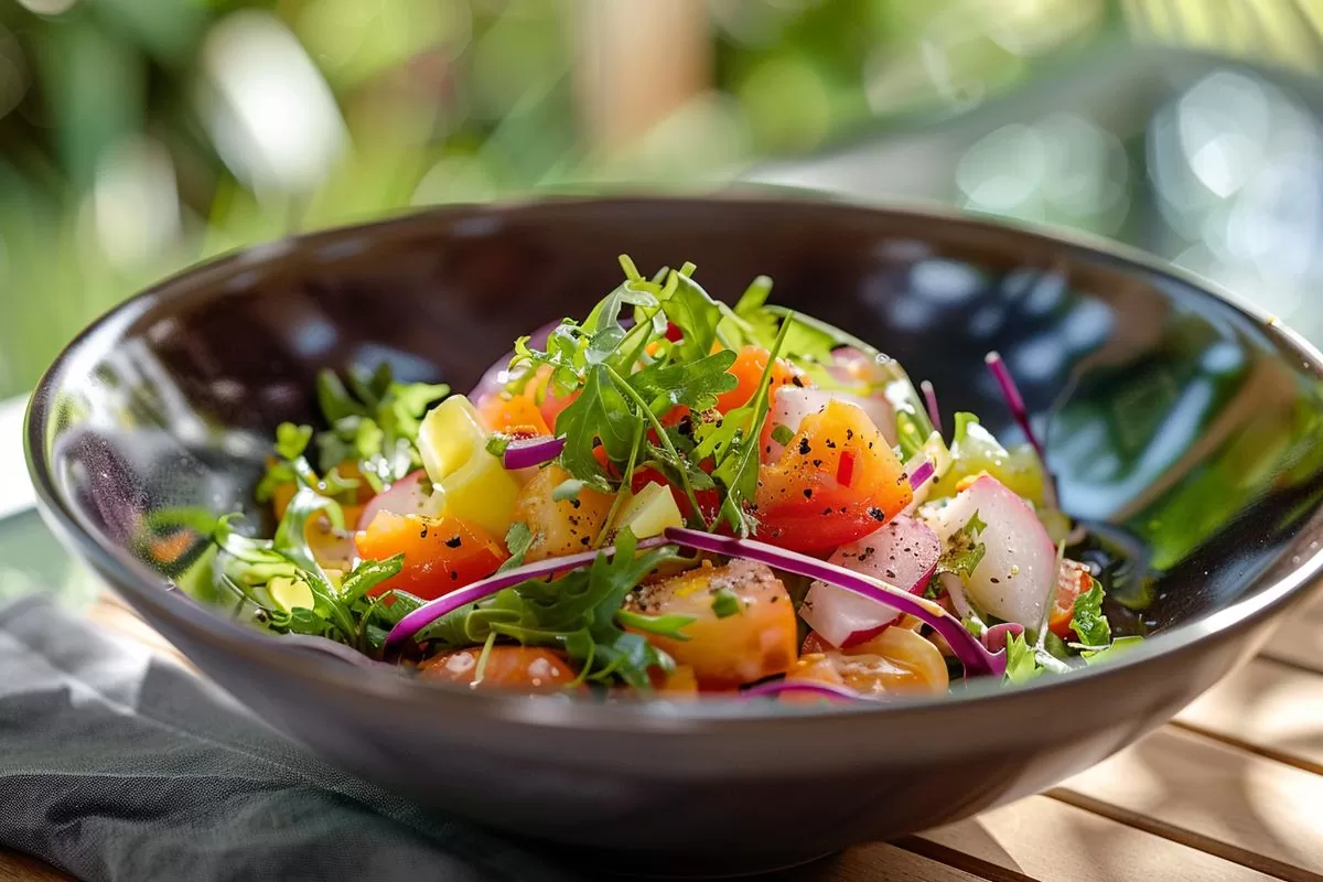 Salade de christophine : fraîcheur tropicale à la martiniquaise